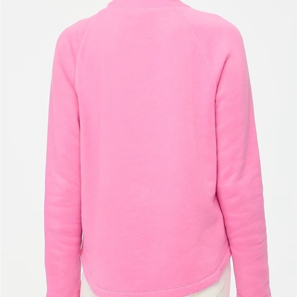 JCrew/Wide button-collar pullover sweatshirt/Size L/ pastel green - Picture 10 of 11